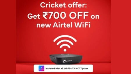Airtel Xstream Fiber Cricket Offer