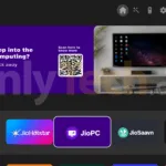 JioPC app on Jio set top box homepage