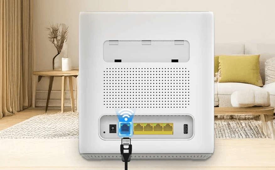 JioRouter AX6000 ports