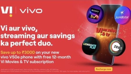 Vi Vivo V50e 5G partnership